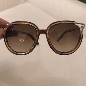 Chloe cut out sunglasses